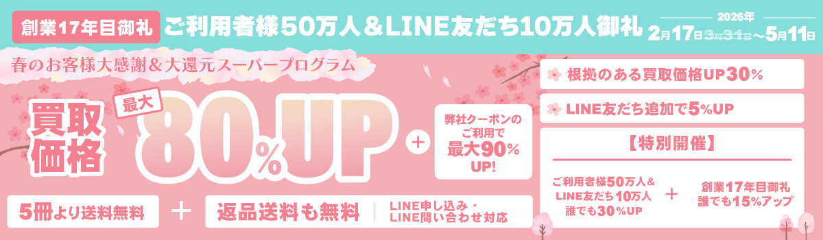 買取価格アッププログラム